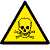 Znak: Ostrzeżenie przed niebezpieczeństwem zatrucia substancjami toksycznymi.